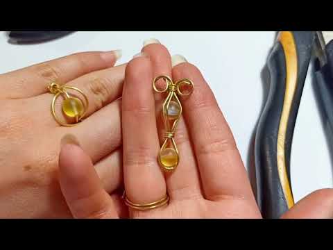 Tourmaline Ring - Wrapped Wire Rings - Easy Ring Tutorial - Wire Bead Ring - Jewelry Making Tutorial