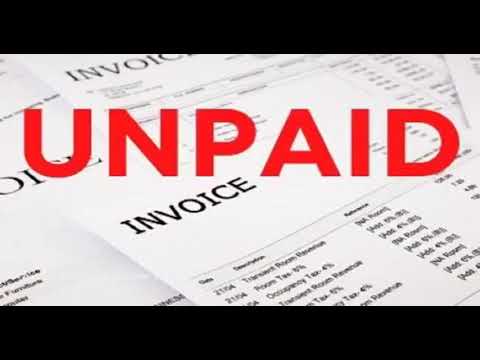 Sunday Web Service - Unpaid invoice