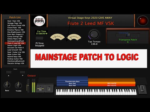 How to Use MainStage Patches In Logic Pro X Full Tricks
