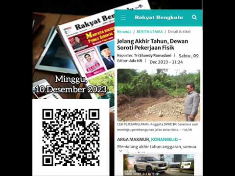 Top News Koran RB, Minggu, 10   Desember 2023