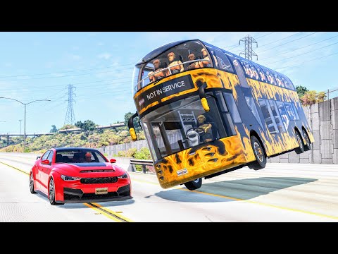 Realistic High Speed Car Crashes #58 - BeamNG Drive | CrashBoomPunk