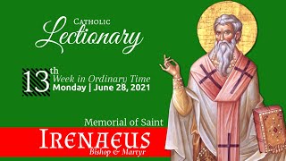 June 28, 2021 | Catholic Lectionary (Readings in Holy Mass)