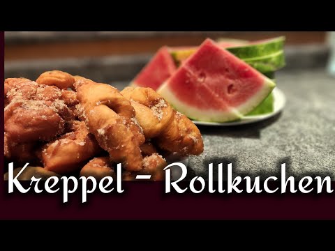 Summer Recipe! Kreppel- Rollkuchen- Креппель-Лучший рецепт! Sommer kuchen- Watermelon snack-