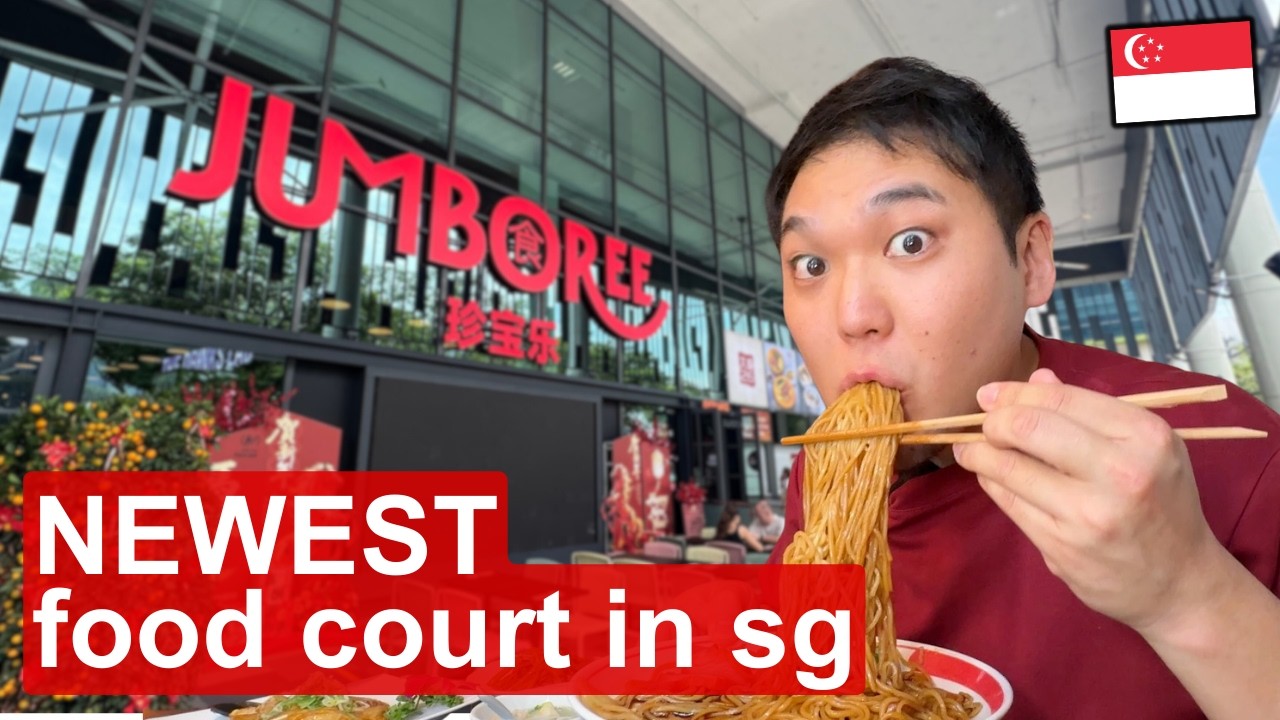 I Visit Singapore's NEWEST Food Court (worth it?)
