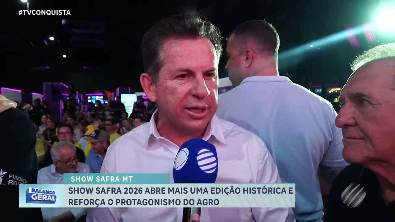 Show Safra 2026 é lançado e reforça protagonismo do agro em MT