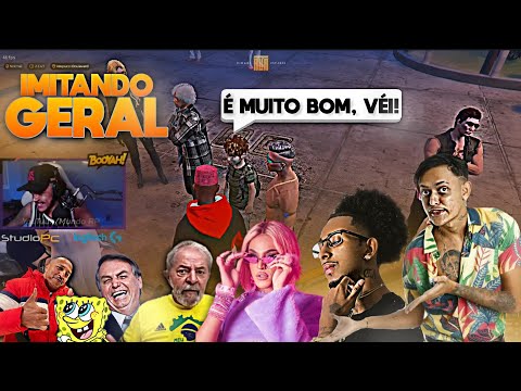 Impressing the CDA with an imitation of MD Chefe, Pablo Vittar, Lula, Mano Brown, and Cremosinho.