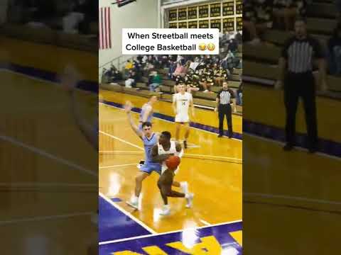 WHEN STREETBALL MEETS COLLEGE BASKETBALL 😳🤣