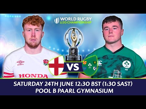 LIVE England v Ireland | World Rugby U20 Championship