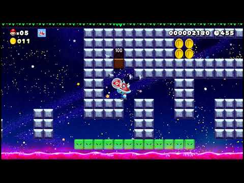 Super Mario Maker 2 - Story Mode: Purple Toad's 3rd Job (Spiny Shell Smashers)