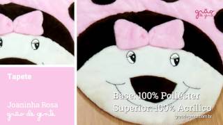 Tapete Joaninha Rosa | Ref: 24672