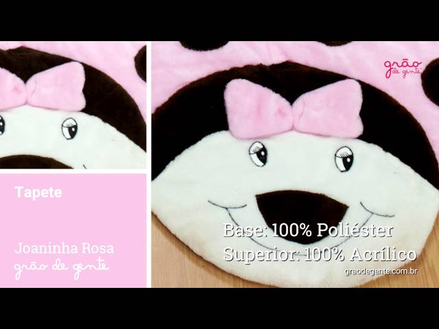 Tapete Joaninha Rosa | Ref: 24672