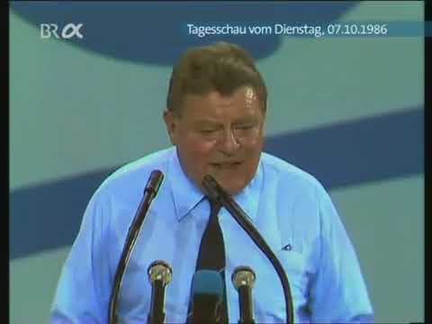 Franz Josef Strauss, the dangerous Green Party, warned about the Greens as early as 1986!