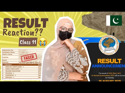 Reacting to my Hssc-1 result😵‍💫😱Fsc||Fbise||Completely messed up?
