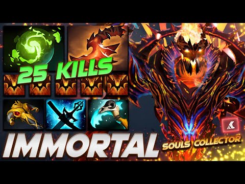 Shadow Fiend Immortal Soul Collector - Dota 2 Pro Gameplay [Watch & Learn]