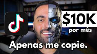 Como Criei Tiktok e Monetizei Usando Apenas IA (sem aparecer)