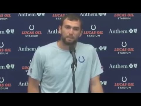Andrew Luck Gets Emotional While Announcing His Retirement After Only 7 Seasons With The Colts