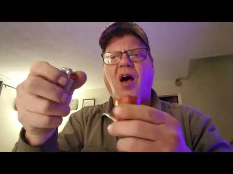 Testing out 2 Thompson pipes . a number 528 and a 529.