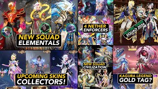 Download lagu UPCOMING CC SKINS| KAGURA LEGEND MAGIC WHEEL❓GOLDEN TAG⁉️ 4 NEW SQUADS ELEMENTALS| NETHER ENFORCERS  mp3