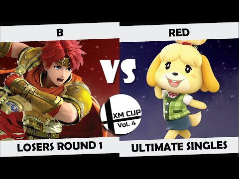 XM CUP vol 4. - B (Roy, Simon) vs red (Greninja, Isabelle) | Smash Ultimate Losers Round 1