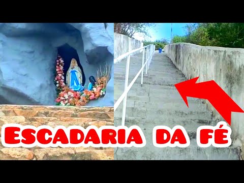 Visitamos a gruta de nossa senhora de lurdes em solidão Pernambuco e lindo 