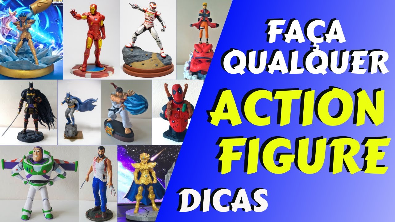 DICAS de materiais para INICIAR na PINTURA de ACTION FIGURES