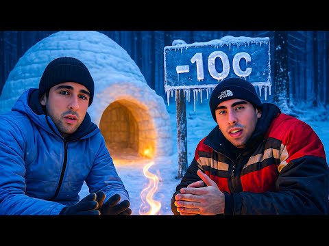 We survived -10°C sleeping in an igloo | Extreme Camping