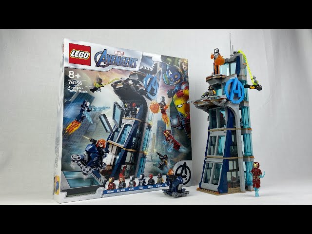 Vídeo relacionado con LEGO Marvel Avengers: Avengers Tower Battle 76166 Collectible Building Toy with Action Scenes and Superhero Minifigures; Cool Holiday or Birthday Gift, New 2020 (685 Pieces)