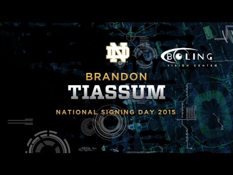 Brandon Tiassum – 2015 Notre Dame Football Signee