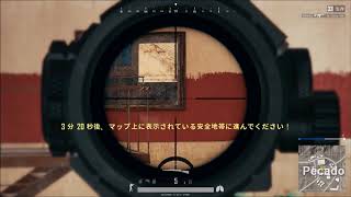 [PUBG]ソロ砂漠で18KILL win