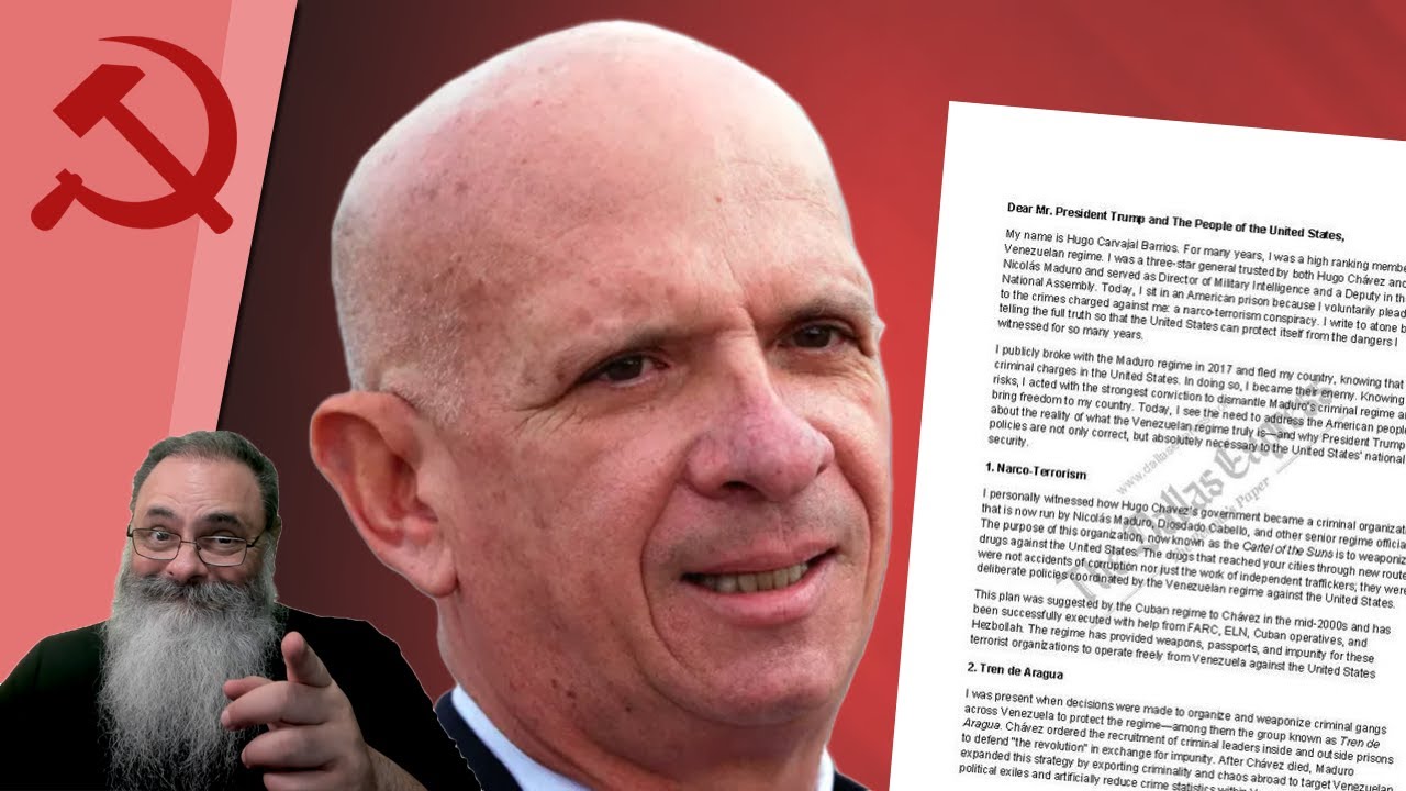 HUGO CARVAJAL envia CARTA para TRUMP entregando MADURO e seu REGIME, mas PROVA mesmo que é BOM...
