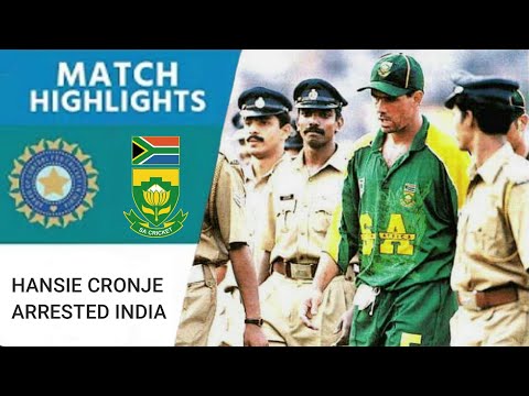 India vs South Africa | Hansie Cronje Arrested India At Faridabad ODI 2000 Highlights
