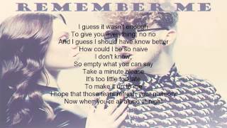 Remember me - Daley LYRICS