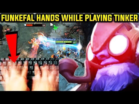 His Fingers Are Damn So F***ing Fast | Funkefal Tinker Hard Game Dota 2