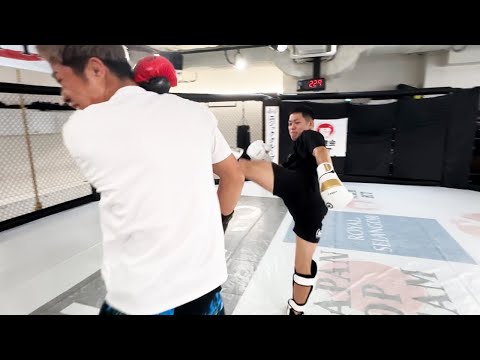 久々に兄貴とスパーリングしてみた