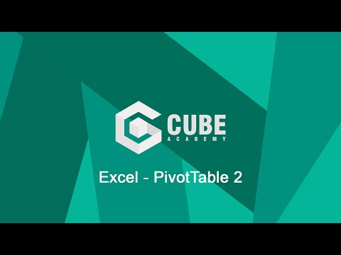Excel Pivot Table - Dərs2 - Design menyusu