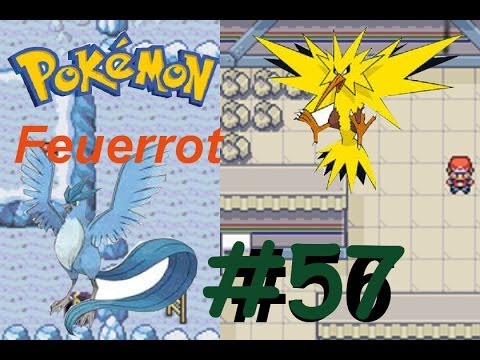 Let's Play Pokemon Feuerrot (German) #57-Die legendären Kanto Vögel