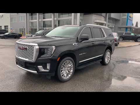 2023 GMC Yukon 4WD 4dr Denali in Black for sale at Royal Chevrolet in Orangeville, ON