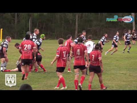 2017 NHRU Round 8 Premier 2 Highlights - Nelson Bay Gropers v Waratah