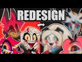 REDESIGNING HAZBIN HOTEL (is scary) (lets talk about it, lavendertowne, speedpaint, commentary)