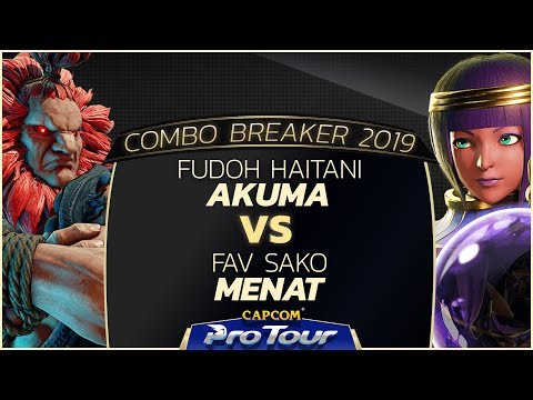 FUDOH Haitani (Akuma) vs FAV Sako (Menat) - Combo Breaker 2019 Top 24 - CPT 2019