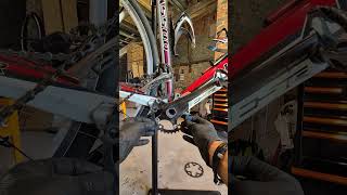 The owner pushed it to far with this chainring... Avoid the "floating chain" symptom.
