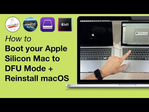 Boot Apple Silicon M1 Mac to DFU Mode & Reinstall macOS in 10 Minutes with 2nd Mac MacBook Pro & Air