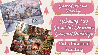 Diamond Art Club Christmas Drop Haul! | Cozy Christmas Cottage and Christmas At Gingerbread Cottage