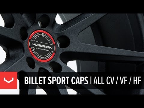 All-New Vossen Billet Sport Center Caps | Upgrade for CV / VF / HF Series Wheels