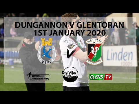 Dungannon Swifts vs Glentoran - 1st January 2020