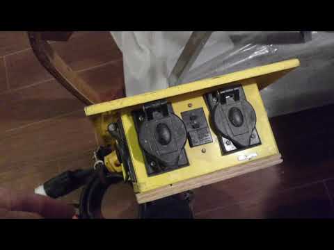 220 volt cords and adapters, Spider Box, 220 volt grinders