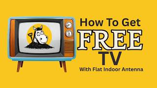 How To Get FREE TV With Flat Indoor TV Antenna #savingmoney #moneysavingtips