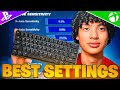 NEW Best Keyboard SETTINGS In Chapter 6 Sensitivity PS5 PC XBOX