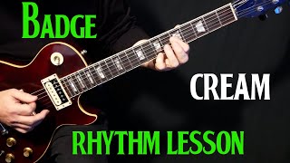 how to play &quot;Badge&quot; on guitar by Cream | Eric Clapton | guitar lesson tutorial