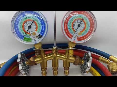 Mastercool Manifold With Gauge Hose 3 X 36"